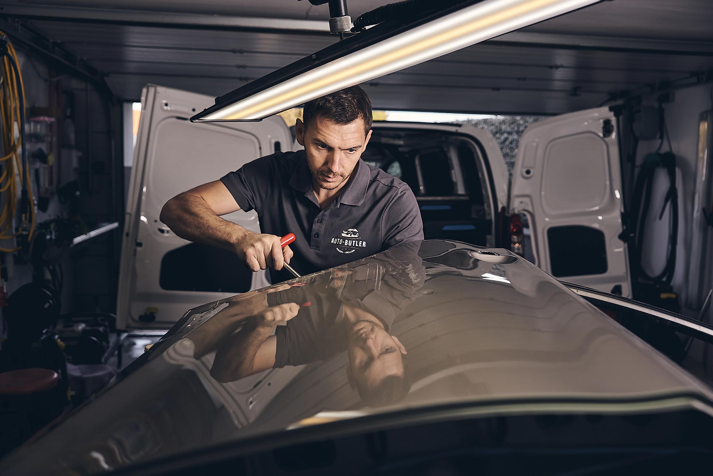 Hagel- und Dellenreparatur beim Auto-Butler in Bad Hall und Wien